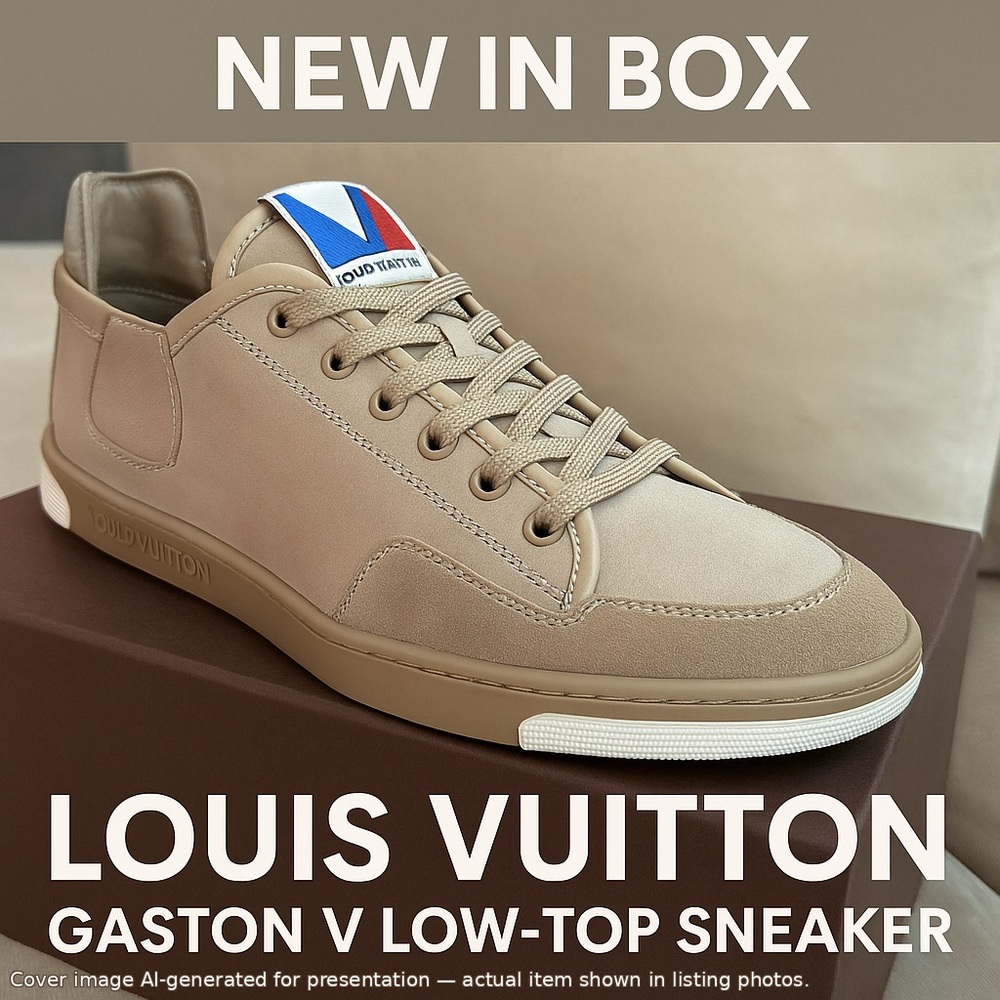 💎 New in Box Limited Gaston V Low-top sneakers louis vuitton unisex 9.5 Women